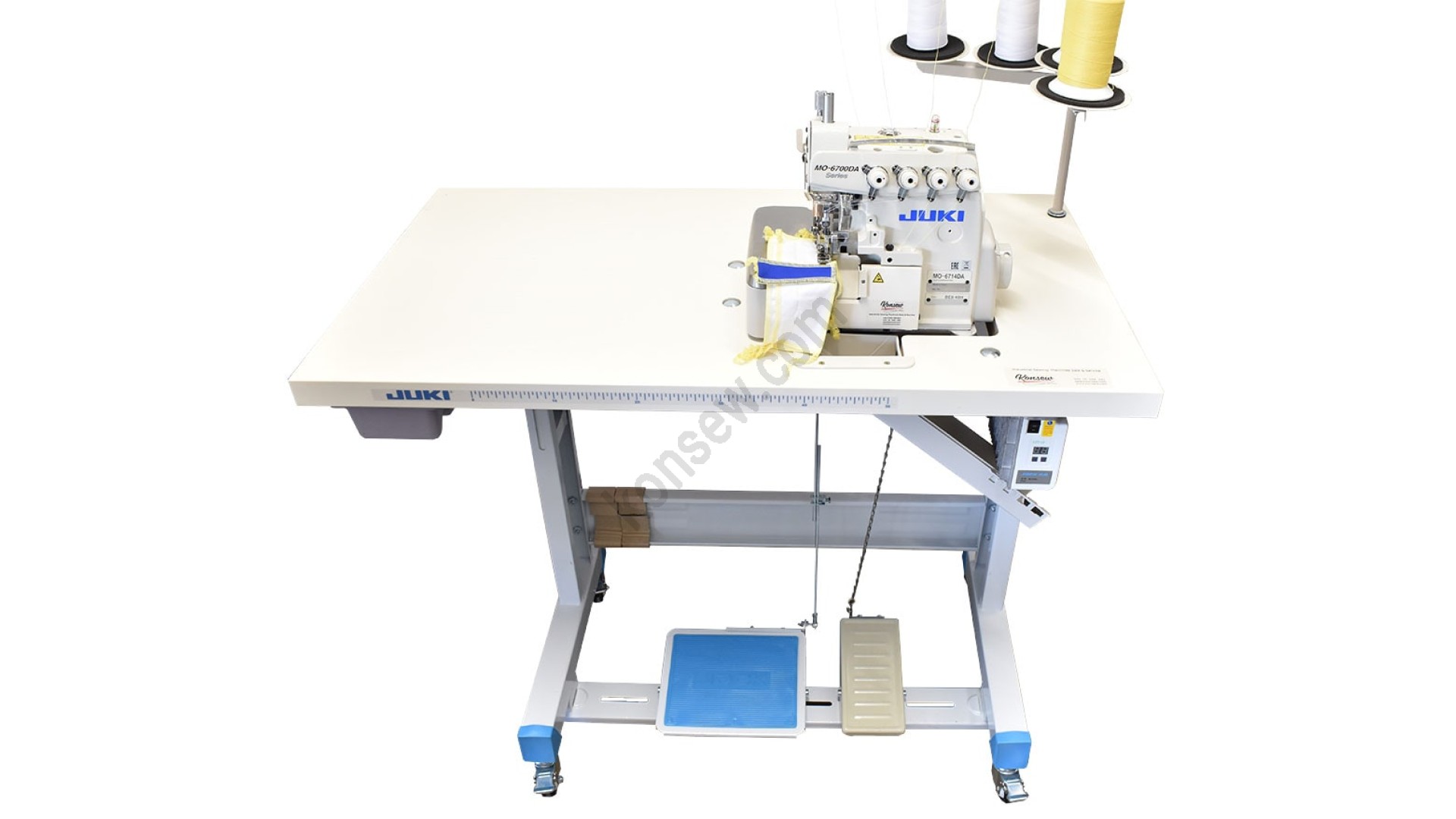 Buy JUKI MO6714DA4 thread premium semidryhead industrial overlock machine in UK Price, manual